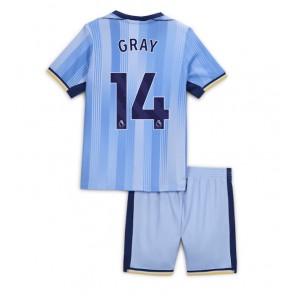 Tottenham Hotspur Archie Gray #14 Dětské Venkovní dres komplet 2024-25 Krátký Rukáv (+ trenýrky)